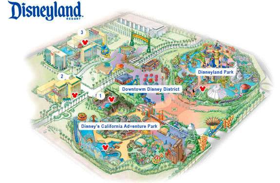 Disneyland Resort Map